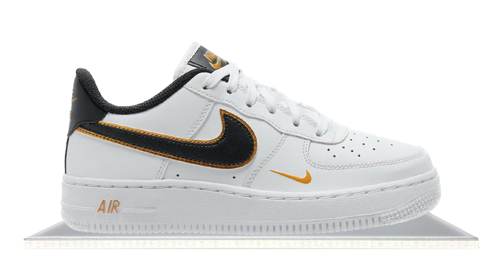 Air Force 1 Double Swoosh White Metallic Gold